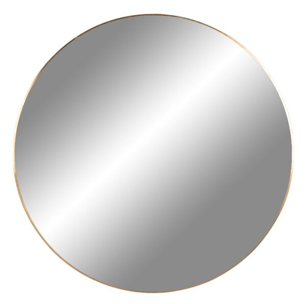 House Nordic Zrcadlo Jersey (Zrcadlo s rámem mosazného vzhledu Ø60 cm)
