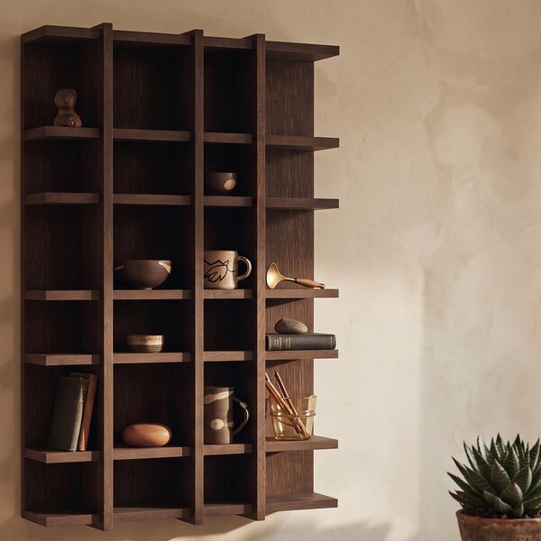 Ferm Living designové police Tilem Shelf 4 x 6