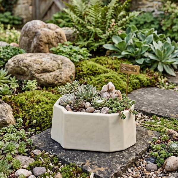 Ferm Living designové zahradní květináče Staffa Planter Small
