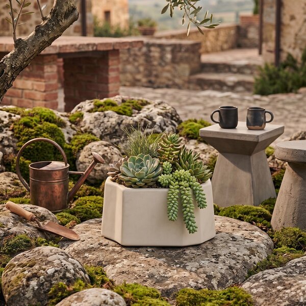 Ferm Living designové zahradní květináče Staffa Planter Small