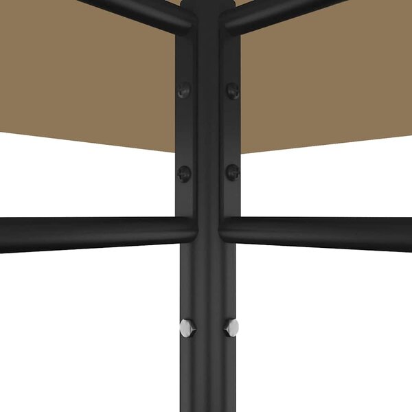 Altán 384x281x270 cm taupe 180 g/m² 313922