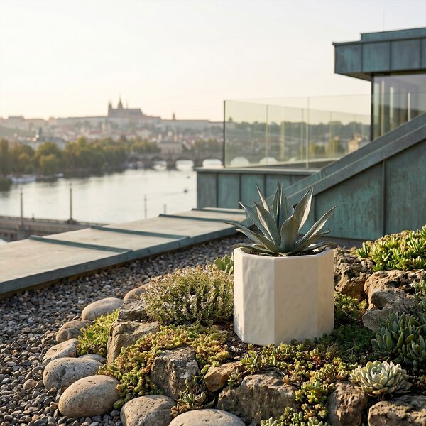 Ferm Living designové zahradní květináče Staffa Planter Medium