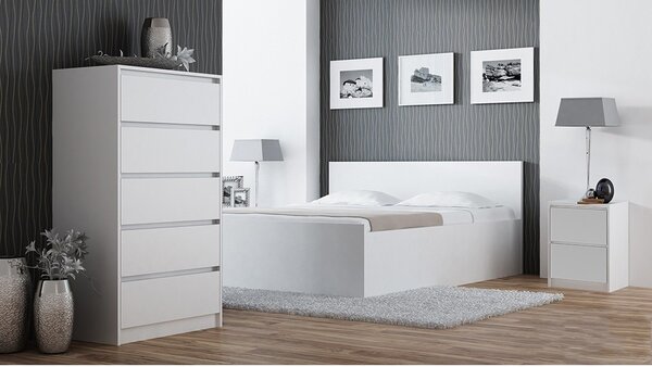 TP Living Noční stolek KARO K2 bílý matný