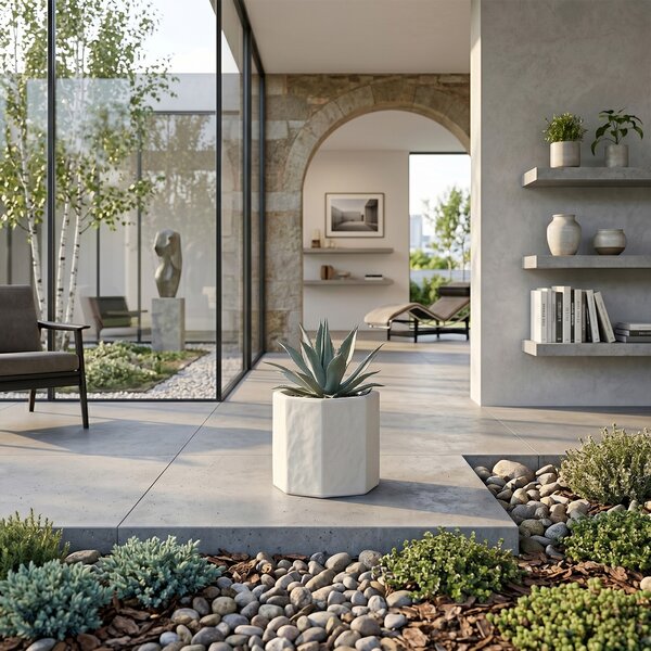 Ferm Living designové zahradní květináče Staffa Planter Medium