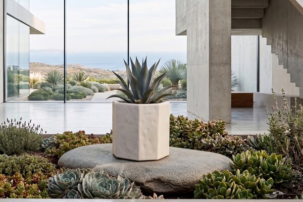Ferm Living designové zahradní květináče Staffa Planter Large