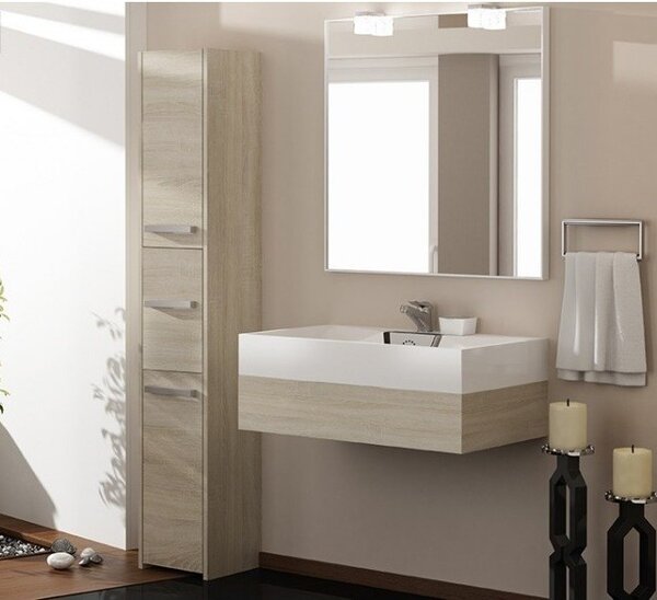 TP Living Koupelnová skříňka S33 světlý dub
