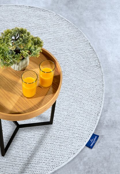 Koberec Villeroy & Boch Kollektion 1748 Francois naturální / bílý kruh