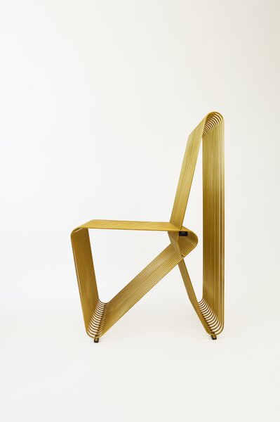 111 Furniture Limitovaná zlatá edice - Designová zahradní židle Futura Barva: Zlatá