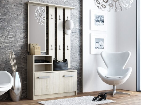TP Living Předsíňová stěna GAR světlý dub