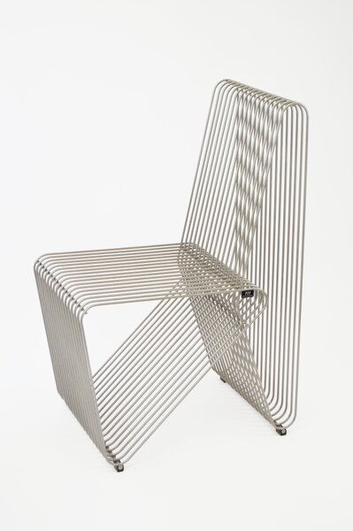 111 Furniture Designová zahradní židle Futura stříbrná Barva: Stříbrná