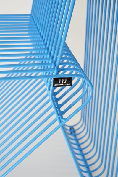 111 Furniture Designové zahradní židle Futura barevné Barva: Modrá