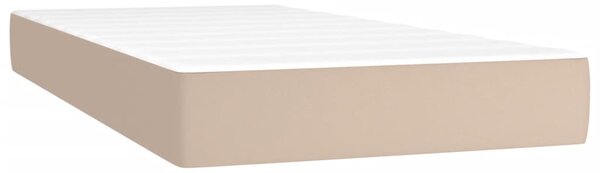 Box spring postel s matrací cappuccino 120x190 cm umělá kůže 3269702