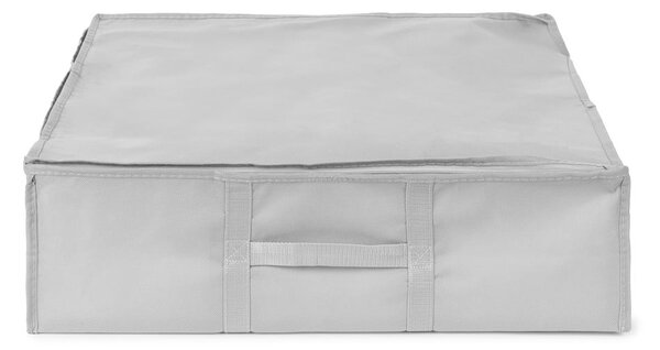 Vakuový vyztužený látkový úložný box na oblečení 56x56x16,5 cm Granit – Compactor