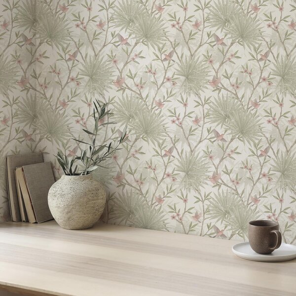 Tapety Houština bledě růžových lilií, Tapety zvířata, Tapety ptáci, a00883 : uwalls.cz