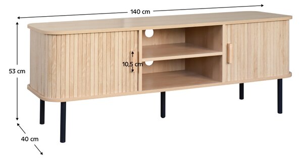 TV skříňka Aluminio 1 (dub)