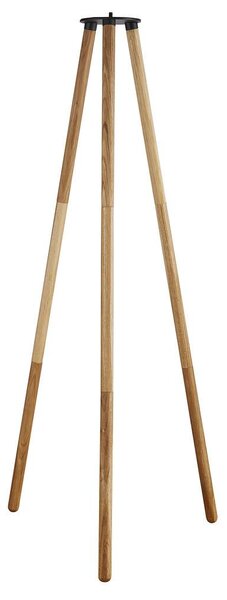 Nordlux Vyšší trojnožka k lampě Kettle - hnědé odstíny, dřevo