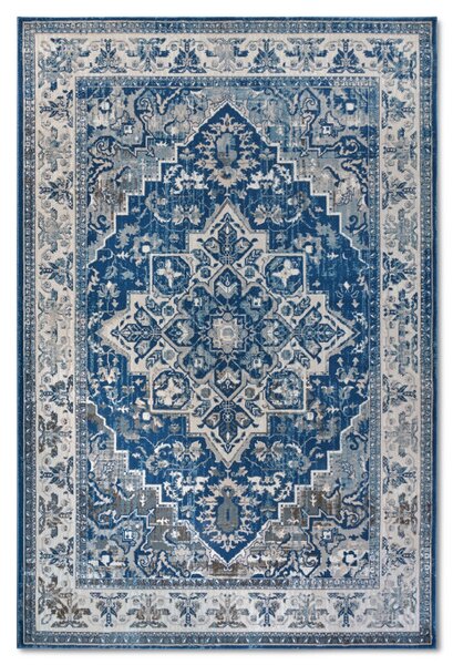 Koberec Villeroy & Boch Kollektion 1869 Jehanne modrý / krémový