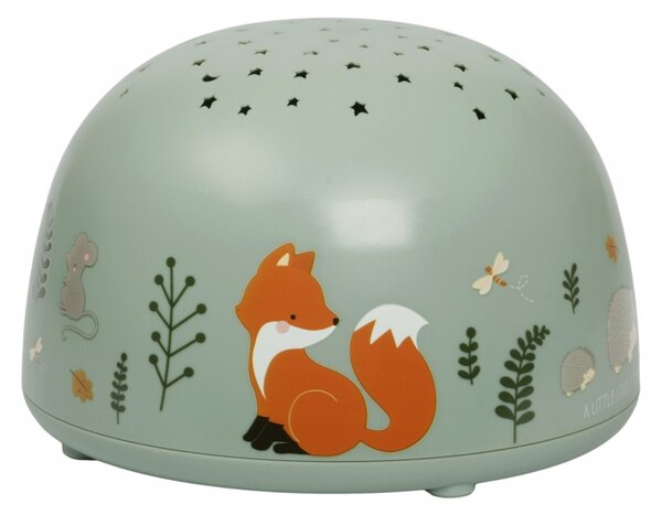 A Little Lovely Company - lampa s projektorem - kamarádi z lesa