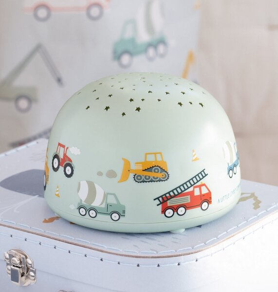 A Little Lovely Company - lampa s projektorem - vozidla