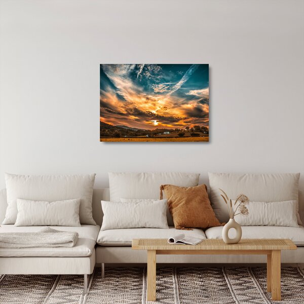 Skleněný obraz mračen (70x50 cm)