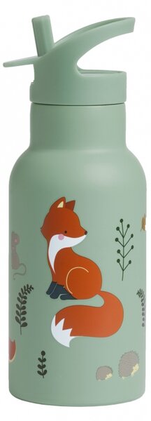 A Little Lovely Company - nerezová lahev na pití, 350 ml - kamarádi z lesa