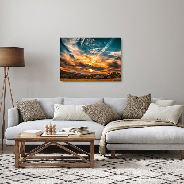 Skleněný obraz mračen (70x50 cm)
