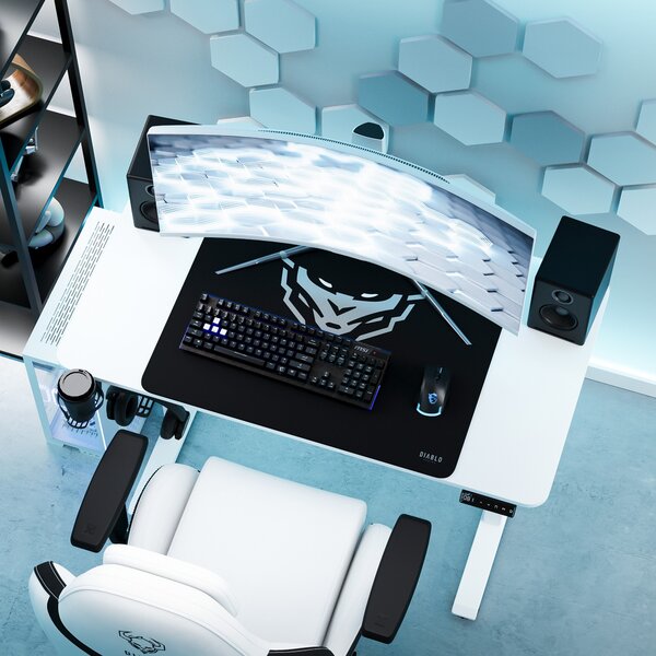 Výškově nastavitelný stůl Diablo X-Tensio 1100 bílý