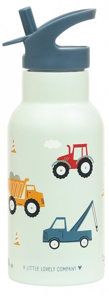 A Little Lovely Company - nerezová lahev na pití, 350 ml - vozidla