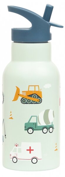 A Little Lovely Company - nerezová lahev na pití, 350 ml - vozidla