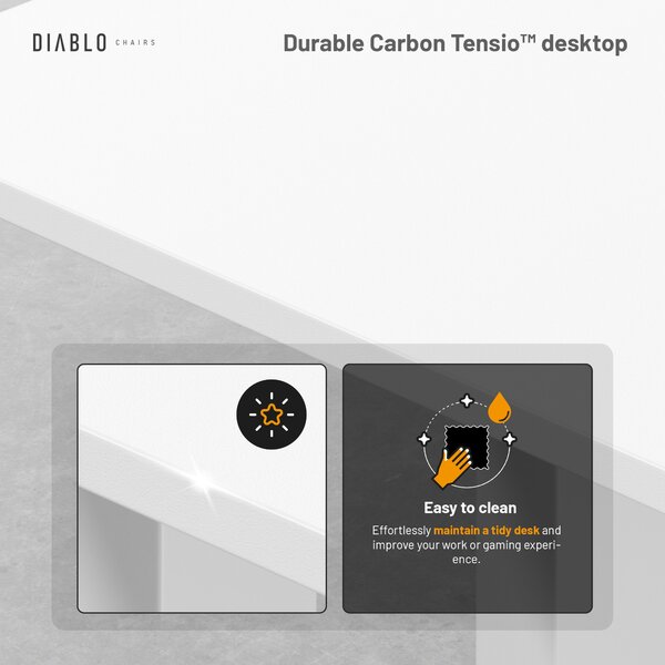 Výškově nastavitelný stůl Diablo X-Tensio 1100 bílý