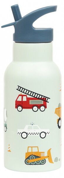 A Little Lovely Company - nerezová lahev na pití, 350 ml - vozidla