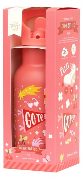 A Little Lovely Company - nerezová lahev na pití, 350 ml - zábava