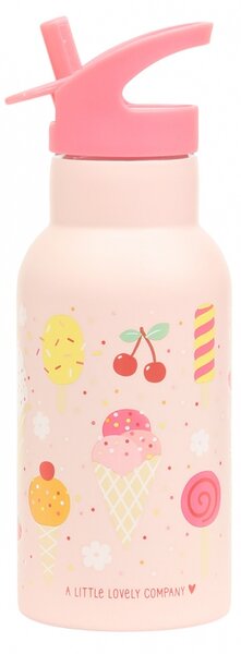 A Little Lovely Company - nerezová lahev na pití, 350 ml - zmrzlina