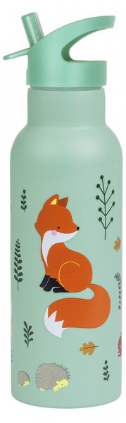 A Little Lovely Company - nerezová lahev na pití, 500 ml - kamarádi z lesa