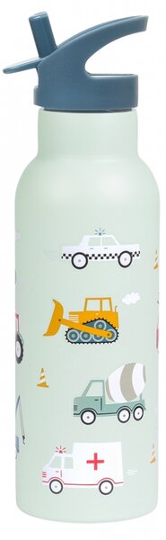 A Little Lovely Company - nerezová lahev na pití, 500 ml - vozidla