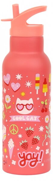 A Little Lovely Company - nerezová lahev na pití, 500 ml - zábava