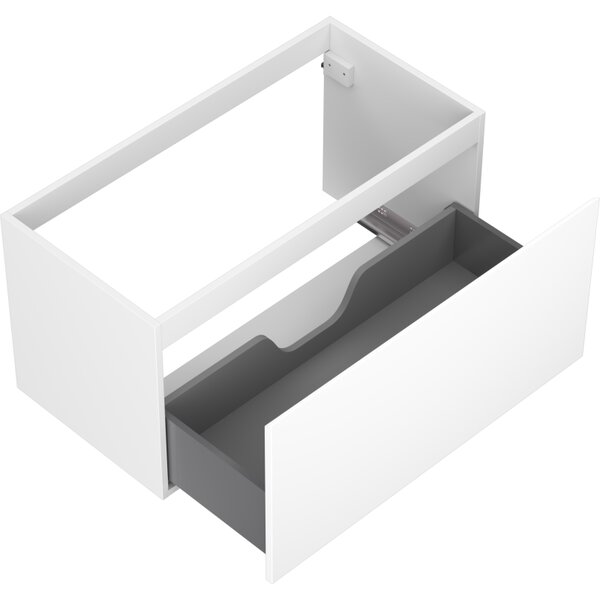 Mexen Orio, koupelnová skříňka 90 cm, 1 zásuvka, bílá matná, 91A10-09047-1-BF01
