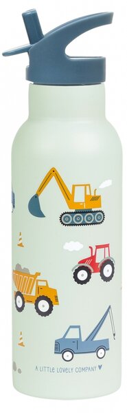 A Little Lovely Company - nerezová lahev na pití, 500 ml - vozidla