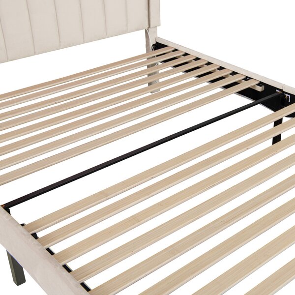 Jednolůžková postel 90 cm Reinsercion 1 (béžová) (s roštem)