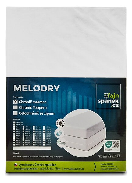 BEDTON Chránič matrace MELODRY TENCEL® JERSEY 70x140