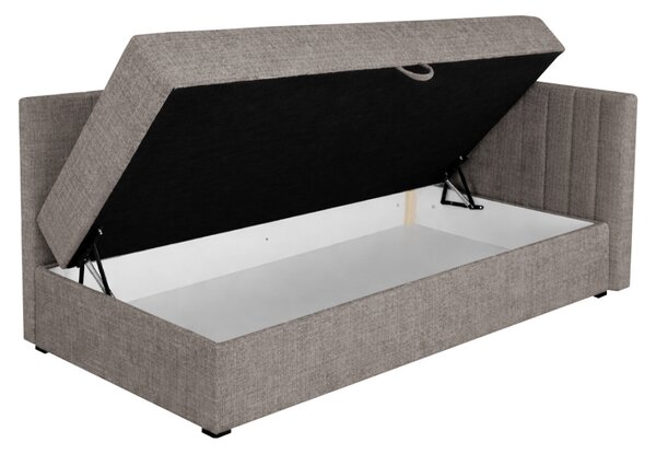 Jednolůžková postel (válenda) 90 cm Lavarse 1 (hnědá) (s matrací) (s úl. prostorem)