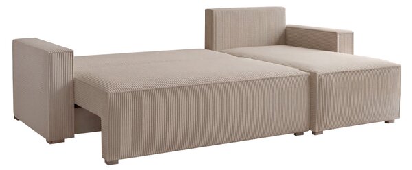Rohová sedačka Agresiva 1 (sivobéžová taupe) (s úl. prostorem)