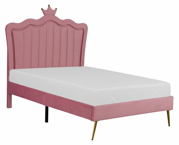 Jednolůžková postel 90 cm Reinsercion 1 (růžová) (s roštem)