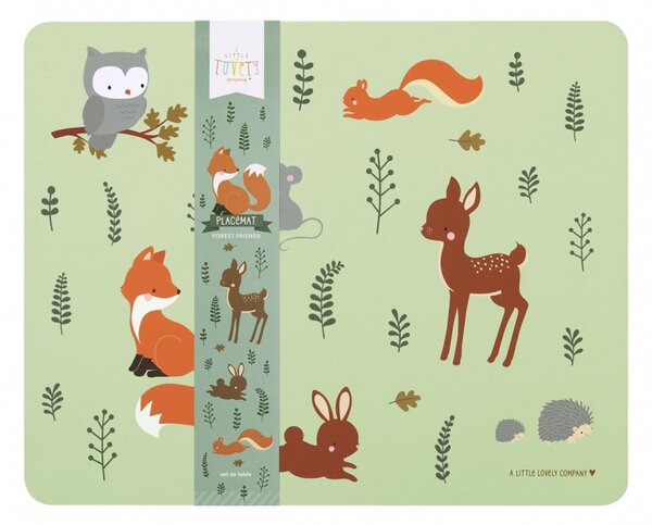 A Little Lovely Company - prostírání - kamarádi z lesa