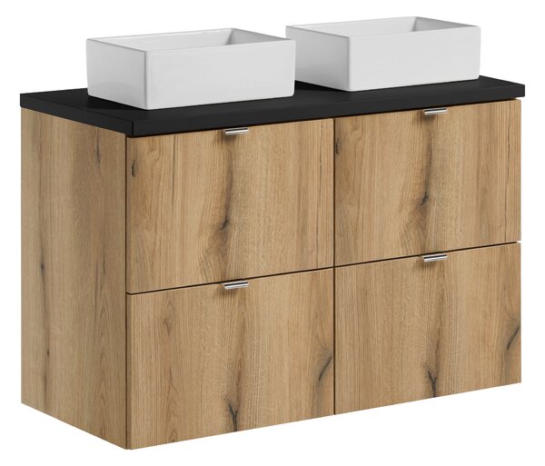 Comad Koupelnová skříňka s deskovým umyvadlem set Nova Oak 100 dub coast evoke