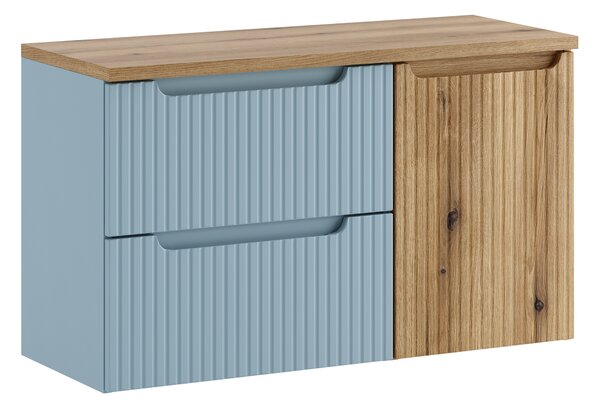 Comad Koupelnová skříňka pod deskové umyvadlo s košem na prádlo Nova Denim/Coast Evoke 100 denim/dub coast evoke