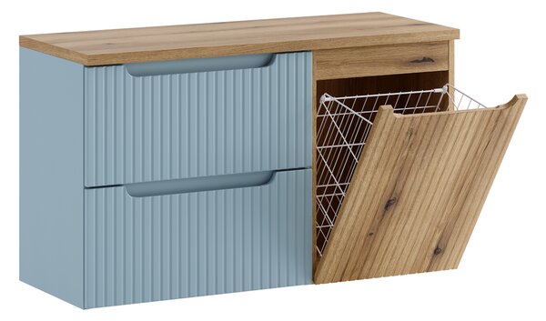 Comad Koupelnová skříňka pod deskové umyvadlo s košem na prádlo Nova Denim/Coast Evoke 100 denim/dub coast evoke