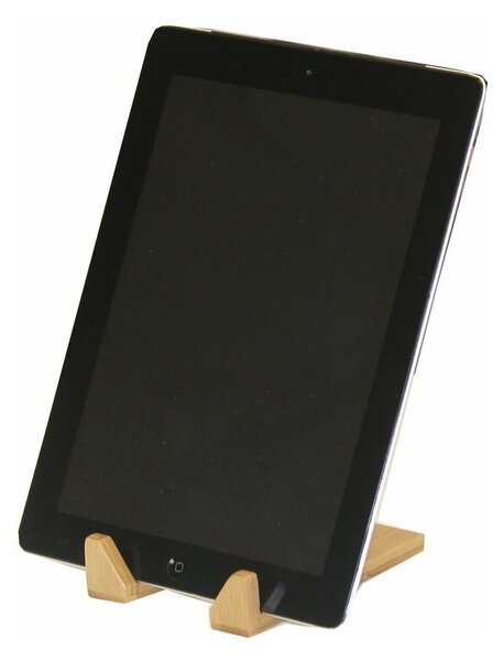 Držák na tablet Compactor Bamboo, přírodní dřevo