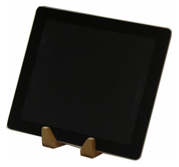 Držák na tablet Compactor Bamboo, přírodní dřevo