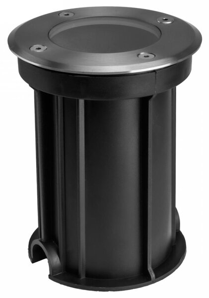 Venkovní nájezdové svítidlo LUKKA CONNECT 1xGU10/4W/230V IP67 mat chrom kulatý